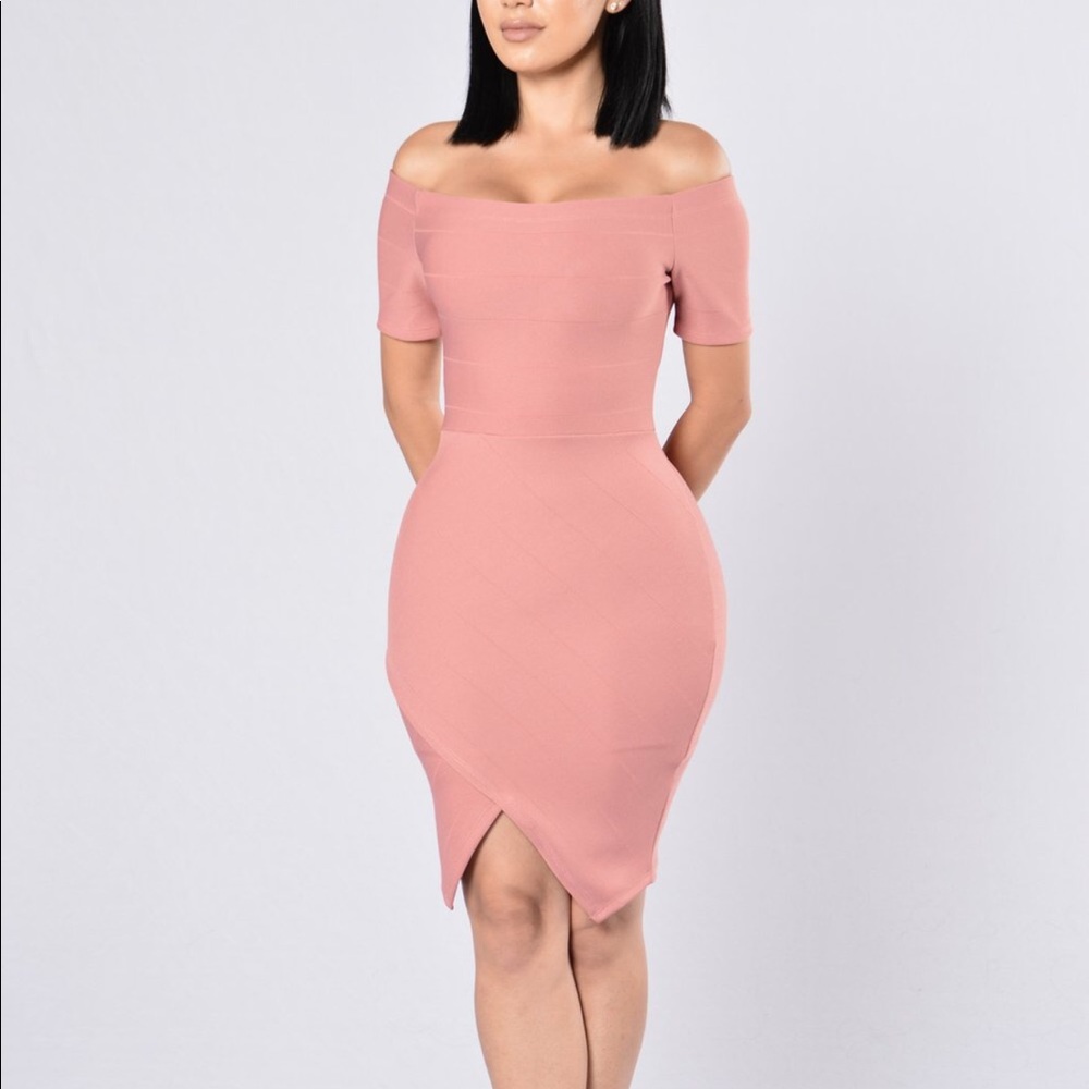 Mauve Bandage dress